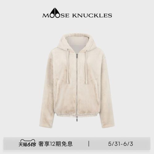 女士双面两穿连帽外套