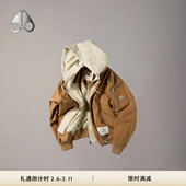 早春新品 MOOSE KNUCKLES 男士 假两件连帽休闲外套