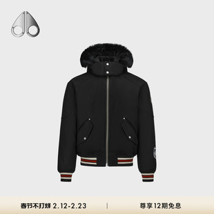 [秋冬新品]MOOSE KNUCKLES NHL联名男士连帽鸭绒小剪刀羽绒服外套