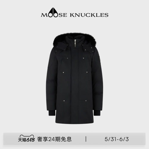 MOOSE KNUCKLES PARKA男士长款派克鹅绒小剪刀羽绒服