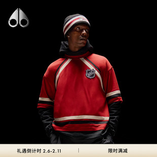 [秋冬新品]MOOSE KNUCKLES NHL联名男士运动冰球服卫衣