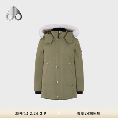 MOOSE KNUCKLES PARKA 儿童中长款小剪刀羽绒派克
