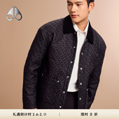 QUILTED男士 翻领夹克外套 KNUCKLES MONOGRAM 限时8折 MOOSE