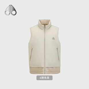 MOOSE KNUCKLES女士假两片小剪刀轻羽绒马甲 秋冬新品
