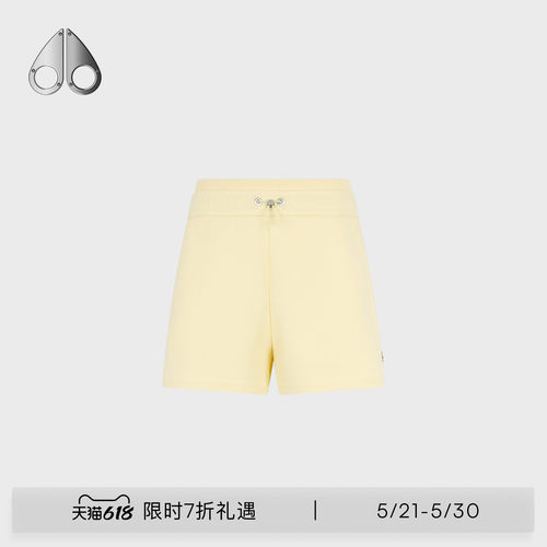 MOOSE KNUCKLES MIXMEDIA女士休闲抽绳短裤小剪刀