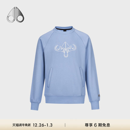 MOOSE KNUCKLES  PULLOVER 男士圆领套头卫衣