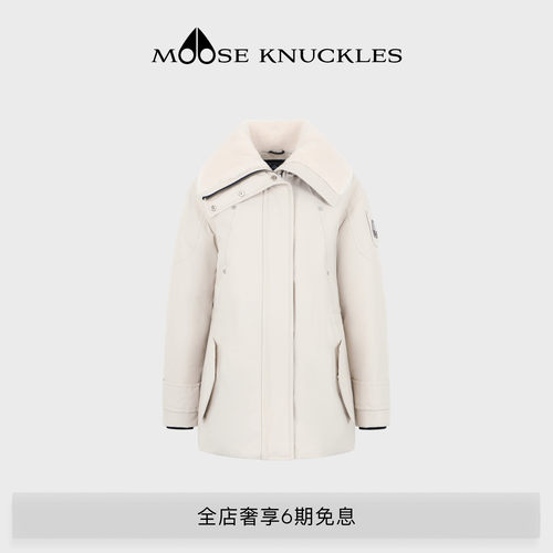 MOOSE KNUCKLES 女士鹅绒翻领小剪刀羽绒服