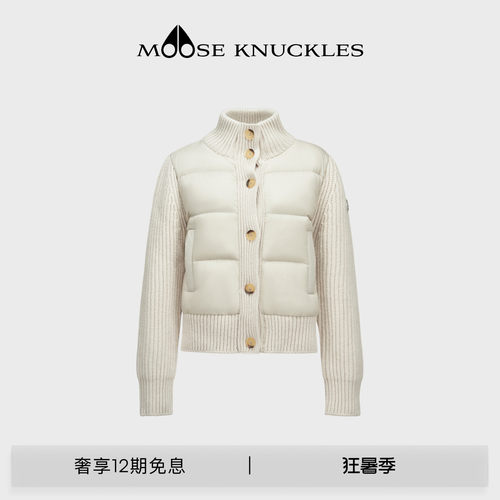 MOOSE KNUCKLES 女士羽绒拼接夹克外套