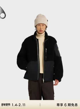 [秋冬新品]MOOSE KNUCKLES 男士拼色立领休闲夹克外套