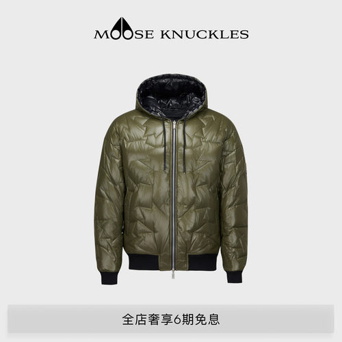 MOOSE KNUCKLES男士鹅绒双面穿小剪刀羽绒服