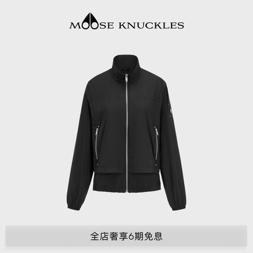 MOOSE KNUCKLES 女士经典LOGO防晒户外露营小剪刀夹克外套