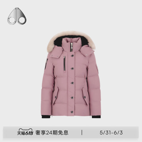 MOOSE KNUCKLES 3Q经典 JACKET 女士鹅绒毛领羽绒服