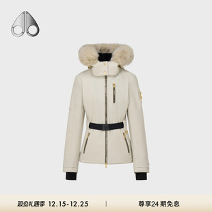KNUCKLES MOOSE BELTED女士鹅绒滑雪服小剪刀羽绒服 秋冬新品