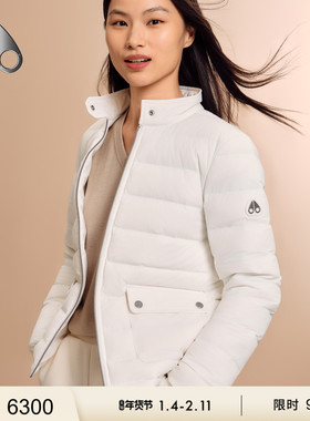 [限时9折]MOOSE KNUCKLES 女士轻量小剪刀鹅绒羽绒服外套