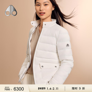 [限时9折]MOOSE KNUCKLES 女士轻量小剪刀鹅绒羽绒服外套