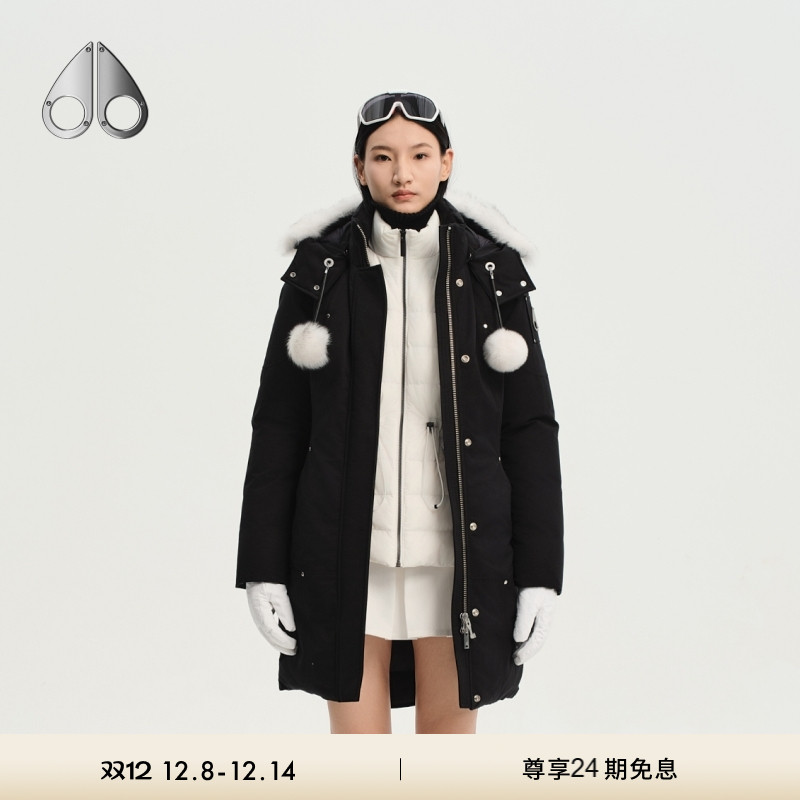 【秋冬新品】MOOSE KNUCKLES PARKA 女士长款派克羽绒大衣