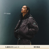 HAMCUS联名男女拼接鹅绒小剪刀羽绒服 KNUCKLES 秋冬新品 MOOSE