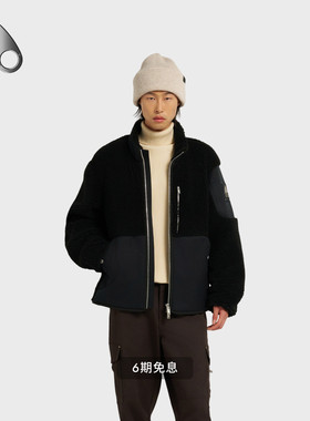 [秋冬新品]MOOSE KNUCKLES 男士拼色立领休闲夹克外套