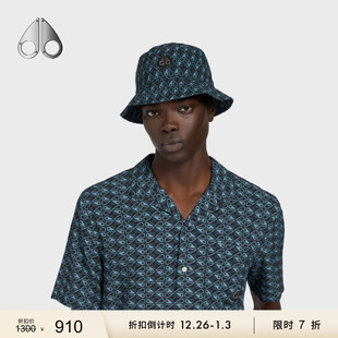 限时7折 BAY男士 MOOSE THE 满印LOGO休闲度假渔夫帽 KNUCKLES