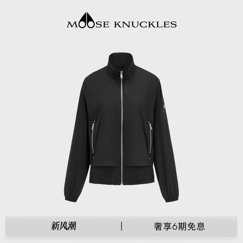 MOOSE KNUCKLES 女士经典LOGO防晒户外露营小剪刀夹克外套