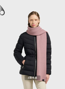 [秋冬新品]MOOSE KNUCKLES NEIGE SCARF 徽标羊毛混纺围巾