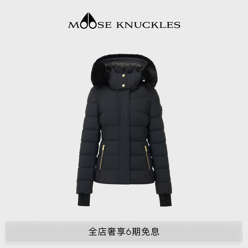 MOOSE KNUCKLES BETTA女士金标鹅绒收腰小剪刀羽绒服