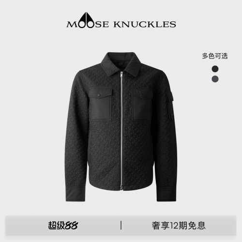 [秋冬新品]MOOSE KNUCKLES 男士翻领小剪刀休闲夹克外套