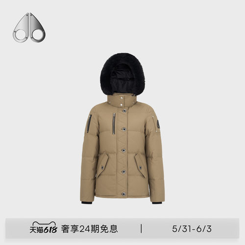 MOOSE KNUCKLES  女士保暖毛领羽绒外套