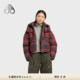 秋冬新品 限时8折 MOOSE KNUCKLES 女士鹅绒格纹小剪刀羽绒服