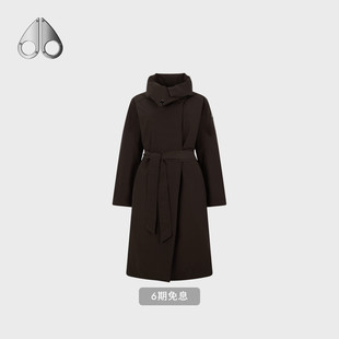 MOOSE KNUCKLES女士收腰轻羽绒鹅绒风衣外套 秋冬新品