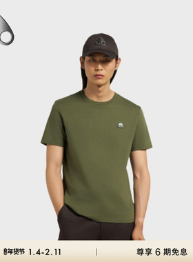 [秋冬新品]MOOSE KNUCKLES TEES  男士经典LOGO休闲T恤短袖