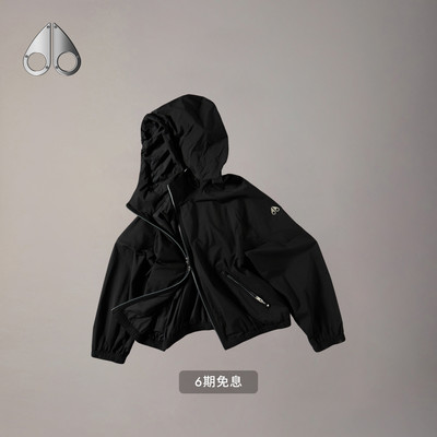 [早春新品]MOOSE KNUCKLES 女士轻薄连帽休闲防晒夹克外套