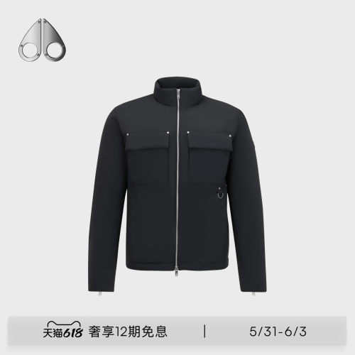 MOOSE KNUCKLES男士休闲小剪刀轻羽绒外套