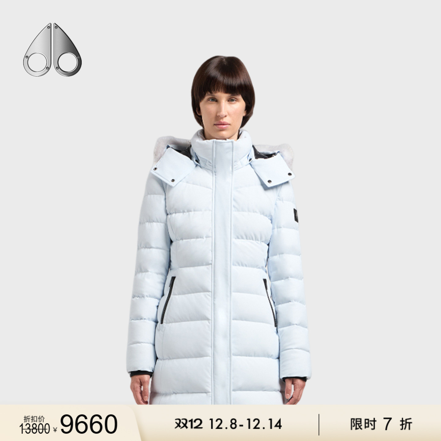 [限时7折]MOOSE KNUCKLES WATERSHED PARKA 女鹅绒羽绒服外套