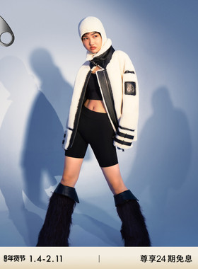 MOOSE KNUCKLES GOLDEN 女士时尚毛绒夹克保暖外套