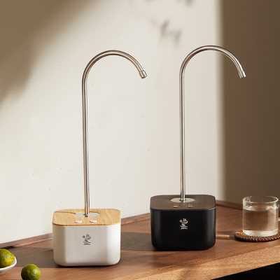 鸣盏自动上水器桶装水电动抽水器桌面饮用水大桶水饮水机出水器