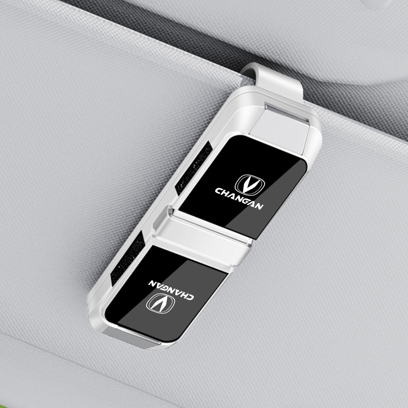 双用车载眼镜夹遮阳板收纳