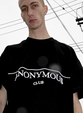 Anonymous Club 20SS HBA HoodbyAir OG初代carti同款TEE短袖T恤