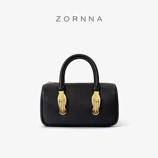 Zornna包包女式2025新款单肩包手提轻奢小众品牌设计感真皮斜挎包