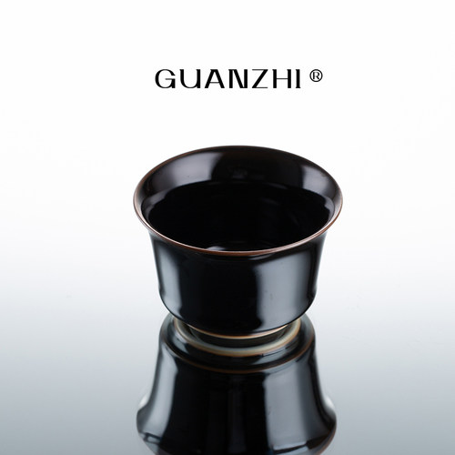观止乌金釉黑釉黑色小茶杯