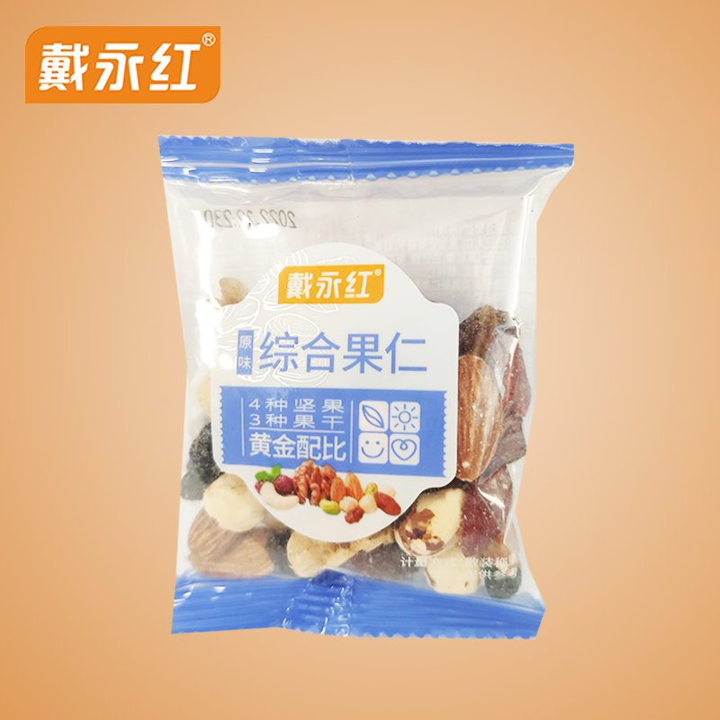 戴永红零食新品上市综合果仁原味散称250克坚果果干混合蜜饯零食-封面