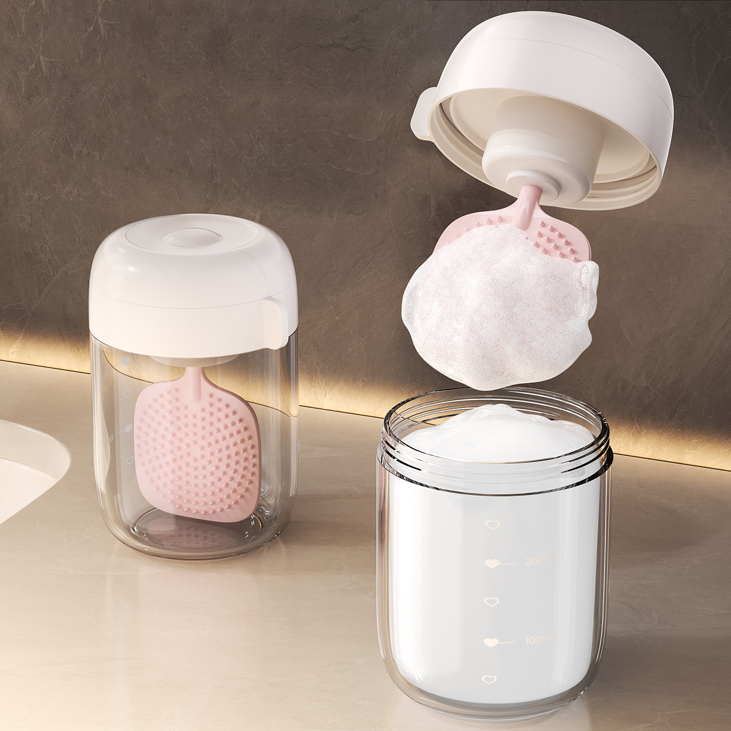 洗面奶打泡器自动电动起泡器