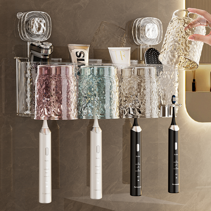 吸盘牙刷置物架正品保证掉落包赔