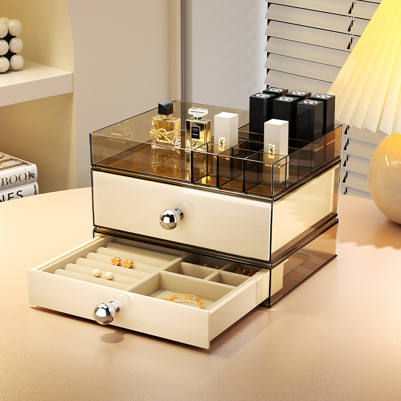 桌面首饰收纳盒大容量饰品盒