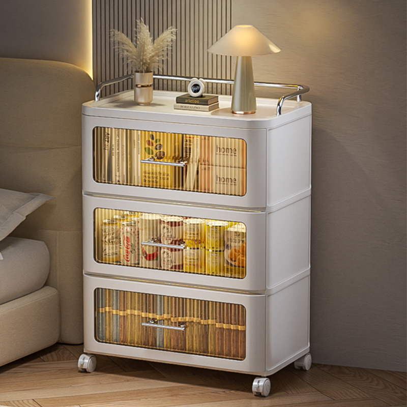 免安装加厚小推车置物架收纳柜