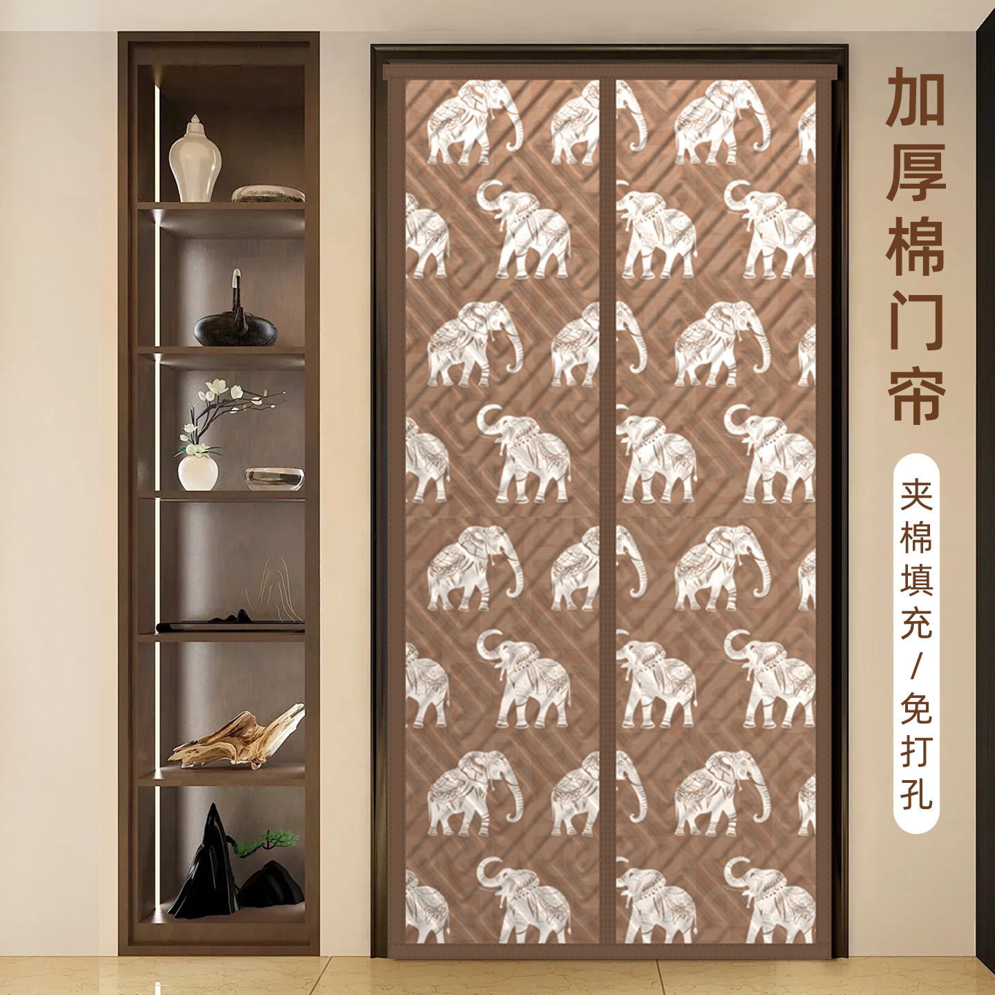 2025新款棉门帘防风防寒保暖