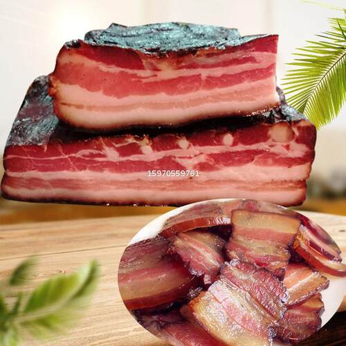 自制烟熏江西宜春农家土猪肉