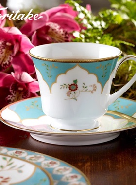 Noritake则武LODI'S MORNING女士咖啡杯子精致高颜值家用下午茶具