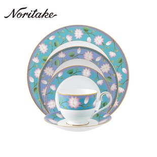 Noritake则武LOTUS FOUNTAIN高档精致咖啡杯套装家用一人食茶餐具