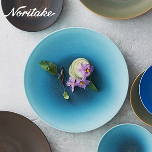 Noritake则武ORIGGI高档私人会所餐具酒店摆台件家用创意西餐盘子